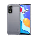 For Xiaomi Redmi Note 11 4G Global / Note 11S 4G MOFI Gentleness Brushed Carbon Fiber TPU Case(Gray)