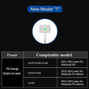 PD-65W USB-C / Type-C + QC3. 0 USB Laptop Charging Adapter + 1.8m USB-C / Type-C to MagSafe 2 / T Head Data Cable, AU Plug / US Plug(White)
