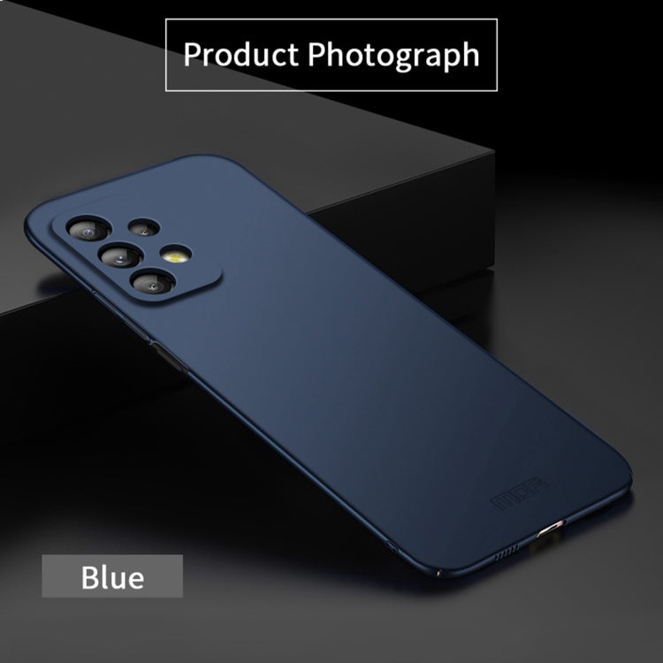 For Samsung Galaxy A53 5G MOFI Frosted PC Ultra-thin Hard Phone Case(Blue)