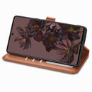 For Google Pixel 7 Pro 5G Retro Solid Color Buckle Leather Phone Case(Brown)