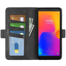 For Alcatel 1B 2022 Dual-side Magnetic Buckle Horizontal Flip Leather Phone Case(Black)