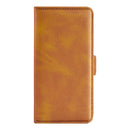 For Alcatel 1B 2022 Dual-side Magnetic Buckle Horizontal Flip Leather Phone Case(Yellow)