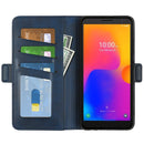 For Alcatel 1B 2022 Dual-side Magnetic Buckle Horizontal Flip Leather Phone Case(Dark Blue)