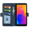 For Alcatel 1B 2022 Dual-side Magnetic Buckle Horizontal Flip Leather Phone Case(Dark Blue)