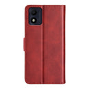 For Alcatel 1B 2022 Dual-side Magnetic Buckle Horizontal Flip Leather Phone Case(Red)