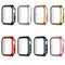 Electroplating Monochrome PC+Tempered Film Watch Case For Apple Watch Series 7 45mm(Gold)