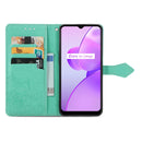For OPPO Realme C31 Mandala Flower Embossed Leather Phone Case(Green)