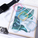 Luminous Hollow Colorful PC Watch Case For Apple Watch Series 6/5/4/SE 44mm(Yellow)