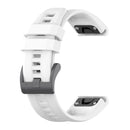 For Garmin EPIX Gen2 22mm Silicone Solid Color Watch Band(White)