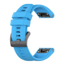 For Garmin EPIX Gen2 22mm Silicone Solid Color Watch Band(Blue)