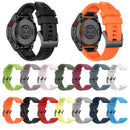 For Garmin EPIX Gen2 22mm Silicone Solid Color Watch Band(Black)
