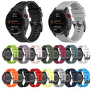 For Garmin Fenix 6S Pro 20mm Silicone Solid Color Watch Band(Lime Green)
