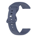 For Garmin Move Sport 20mm Solid Color Silicone Watch Band(Rock Cyan)