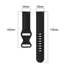 For Garmin Move Sport 20mm Solid Color Silicone Watch Band(Green)