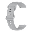 For Amazfit GTR 2 22mm Silicone Solid Color Watch Band(Grey)