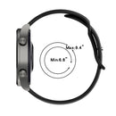 For Amazfit GTR 2 22mm Silicone Solid Color Watch Band(White)