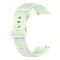 For Amazfit Pace 22mm Silicone Solid Color Watch Band(Green)