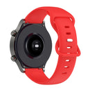 For Amazfit Pace 22mm Silicone Solid Color Watch Band(Rock Cyan)