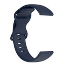 For Honor Magic Watch 2 42mm 20mm Solid Color Silicone Watch Band(Navy Blue)