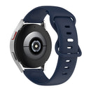 For Honor Magic Watch 2 42mm 20mm Solid Color Silicone Watch Band(Navy Blue)