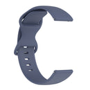 For Honor Magic Watch 2 42mm 20mm Solid Color Silicone Watch Band(Rock Cyan)