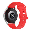 For Honor Magic Watch 2 42mm 20mm Solid Color Silicone Watch Band(Red)