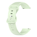 For Honor Magic Watch 2 42mm 20mm Solid Color Silicone Watch Band(Green)