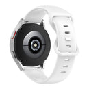 For Honor Magic Watch 2 42mm 20mm Solid Color Silicone Watch Band(White)