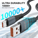 ENKAY 66W USB to USB-C / Type-C Full Protocol 6A Fast Charging Data Cable, Length:1m(Green)