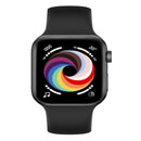 CT7 1.7 inch Color Screen Smart Watch,Support Heart Rate Monitoring/Blood Pressure Monitoring(Black)