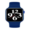 CT7 1.7 inch Color Screen Smart Watch,Support Heart Rate Monitoring/Blood Pressure Monitoring(Blue)