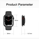 CT7 1.7 inch Color Screen Smart Watch,Support Heart Rate Monitoring/Blood Pressure Monitoring(Pink)