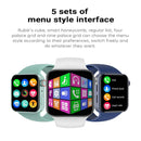 W7 Pro 1.75 inch Color Screen Smart Watch,Support Body Temperature Monitoring / Heart Rate Monitoring(Green)