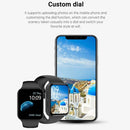 W7 Pro 1.75 inch Color Screen Smart Watch,Support Body Temperature Monitoring / Heart Rate Monitoring(Blue)