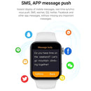W7 Pro 1.75 inch Color Screen Smart Watch,Support Body Temperature Monitoring / Heart Rate Monitoring(Blue)