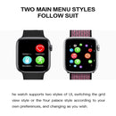 T500 Plus 1.54 inch Color Screen Smart Watch,Support Heart Rate Monitoring/Blood Pressure Monitoring(Pink)