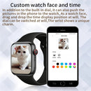 T500 Plus 1.54 inch Color Screen Smart Watch,Support Heart Rate Monitoring/Blood Pressure Monitoring(Pink)