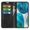 For Motorola Moto G52 4G Retro-skin Magnetic Suction Leather Phone Case(Black)