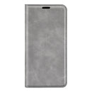 For Motorola Moto G52 4G Retro-skin Magnetic Suction Leather Phone Case(Grey)