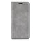 For Motorola Moto G52 4G Retro-skin Magnetic Suction Leather Phone Case(Grey)