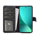 For Xiaomi 12 Stitching Horizontal Flip Leather Phone Case(Black)