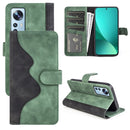 For Xiaomi 12 Stitching Horizontal Flip Leather Phone Case(Green)