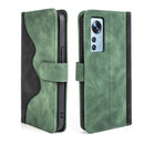 For Xiaomi 12 Pro Stitching Horizontal Flip Leather Phone Case(Green)