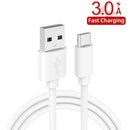 TE-P23 38W PD 20W USB-C / Type-C + QC3. 0 USB Triangle Car Charger + USB to USB-C / Type-C Data Cable, Length: 1m(Black)