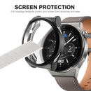 For Huawei Watch GT 3 Pro 46mm ENKAY Full Coverage Electroplated Soft TPU Case with Screen Protection(Silver)