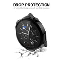 For Huawei Watch GT 3 Pro 46mm ENKAY Full Coverage Electroplated Soft TPU Case with Screen Protection(Silver)