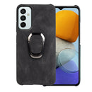 For Samsung Galaxy M23 5G / F23 5G Ring Holder PU Phone Case(Black)