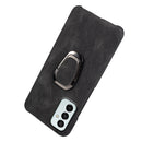 For Samsung Galaxy M23 5G / F23 5G Ring Holder PU Phone Case(Black)