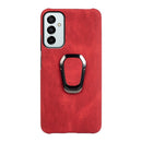 For Samsung Galaxy M23 5G / F23 5G Ring Holder PU Phone Case(Red)