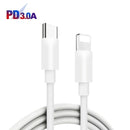 TE-P22 38W PD USB-C / Type-C + QC3. 0 USB Car Charger with 1m USB-C / Type-C to 8 Pin Data Cable(Black)